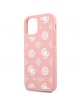 Guess iPhone 12 Pro Max Case Cover Hülle Silikon Peony Pink