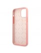 Guess iPhone 12 Pro Max Case Cover Hülle Silikon Peony Pink