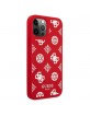 Guess iPhone 12 Pro Max Case Cover Hülle Silikon Peony Rot