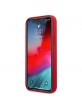 Guess iPhone 12 Pro Max Case Cover Silicone Peony Red