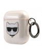 Karl Lagerfeld AirPods 1 / 2 Case Cover Hülle Choupette gold Glitter