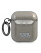 Karl Lagerfeld AirPods 1/2 Case Cover Case Choupette black glitte