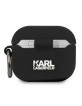 Karl Lagerfeld AirPods 3 Case Cover Hülle Silikon schwarz Choupette