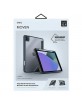 UNIQ case iPad Pro 12.9" 2021 Moven Antimicrobial charcoal grey
