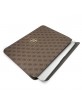 Guess Notebook / Tablet Sleeve 13 " Saffiano Big Logo 4G Brown