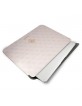 Guess Notebook / Tablet Hülle 13" Saffiano Big Logo 4G Rose