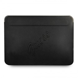 Guess Notebook / Tablet Sleeve 13 "Saffiano Logo Script Black