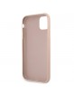 Guess iPhone 11 4G Big Metal Logo Case Cover Hülle Beige