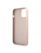 Guess iPhone 12 / 12 Pro 4G Big Metal Logo Case Cover Beige