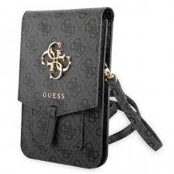 Guess universelle Smartphone Umhängetasche 4G Big Logo Grau