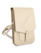 Guess universelle Smartphone Wallet Bag Saffiano Script Gold