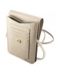 Guess universelle Smartphone Wallet Bag Saffiano Script Gold
