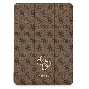 Guess iPad 12.9" 2021 Hülle Book Case Cover Brown 4G