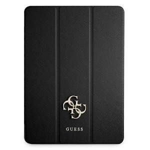 Guess iPad 12.9 2021 Book Case Cover Black Saffiano