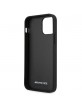 AMG iPhone 12 Pro Max Case Cover Genuine Leather Hot Stamped Black
