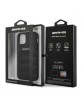 AMG iPhone 12 Pro Max Case Cover Debossed Genuine Leather Black