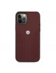 BMW iPhone 12 Pro Max Case Cover Curve Perforate red