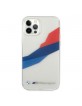 BMW iPhone 12 Pro Max Case / Cover Transparent Tricolor