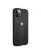 BMW iPhone 12 / 12 Pro Case Cover Curve Perforate Black