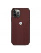 BMW iPhone 12 / 12 Pro Hülle Case Cover Perforate Rot
