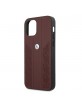 BMW iPhone 12 / 12 Pro Case Cover Curve Perforate red