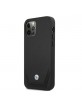 BMW iPhone 12 / 12 Pro Case Cover Perforate Black