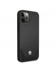 BMW iPhone 12 / 12 Pro Hülle Case Cover Perforate Schwarz black