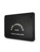 Karl Lagerfeld Notebook / Tablet Saffiano Sleeve 13.3 Inch Black