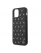 Mercedes iPhone 12 Pro Max Case Cover Black Stars Pattern