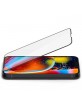 Spigen iPhone 13 / 13 Pro gehärtetes Glas schwarzer Rahmen
