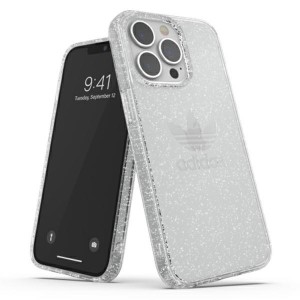 Adidas iPhone 13 Pro OR Protective Clear Hülle Case Cover transparent Glitter