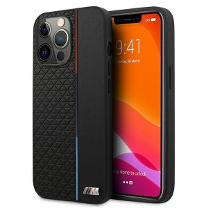 BMW iPhone 13 Pro Hülle Case Cover M Triangles schwarz BMHCP13LTRTBK
