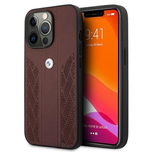 BMW iPhone 13 Pro Max Hülle Case Cover Curve Perforate Rot