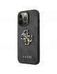 Guess iPhone 13 Pro Case Cover Hülle 4G Big Metal Logo Grau