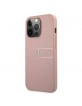 Guess iPhone 13 Pro Case Cover Saffiano Stripe Pink
