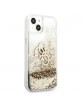 Guess iPhone 13 Case Cover Hülle 4G Big Liquid Glitter Gold