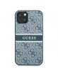 Guess iPhone 13 mini Case Cover 4G Stripe Blue