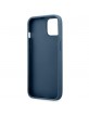 Guess iPhone 13 mini Case Cover 4G Stripe Blue