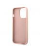 Guess iPhone 13 Pro Max Case Cover Saffiano Stripe Pink