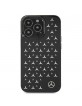 Mercedes iPhone 13 Pro Hülle Case Cover Schwarz Stars Pattern