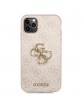Guess iPhone 11 Pro Case Cover 4G Big Metal Logo Rose