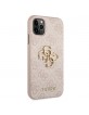 Guess iPhone 11 Pro Case Cover 4G Big Metal Logo Rose