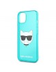 Karl Lagerfeld iPhone 13 mini Case Cover Glitter Choupette Fluo Blue