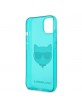 Karl Lagerfeld iPhone 13 mini Case Cover Glitter Choupette Fluo Blue