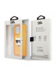 Karl Lagerfeld iPhone 13 Pro Max Hülle Case Cover Glitter Choupette Fluo Orange