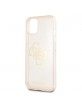 Guess iPhone 13 mini Case Cover Glitter 4G Big Logo Gold