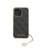 Guess iPhone 13 Pro Max Hülle Case Cover 4G Charms Grau