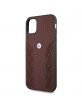BMW iPhone 13 Case Cover Curve Perforate Red