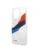BMW iPhone 13 Pro Hülle Case Cover Tricolor Motorsport Transparent