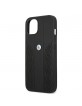 BMW iPhone 13 mini Case Cover Curve Perforate Black Genuine Leather